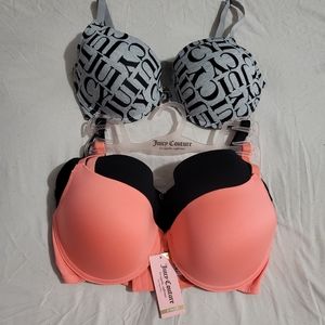 Juicy couture 3pc bras